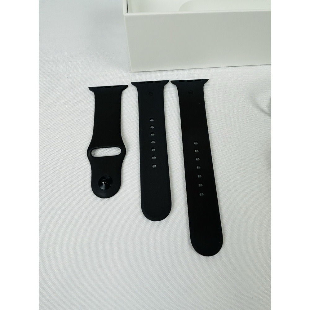Apple Watch Series 3 Box Charger Block & Band MR362LL/A A1859 White Black 42mm - Picture 9 of 16